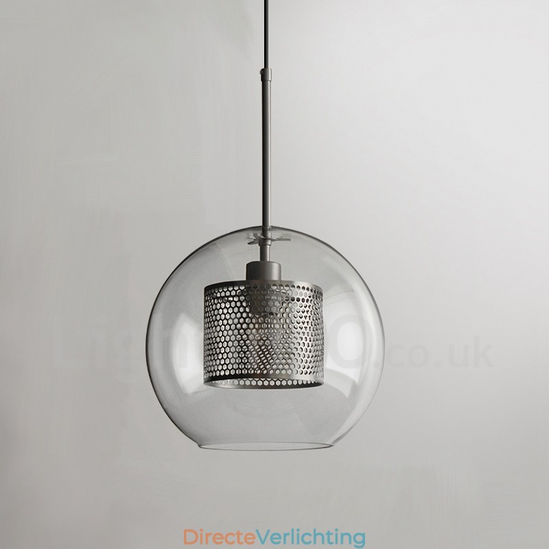 Moderne minimalistische Scandinavische stijl decoratie café glazen bol enkele kop hanglamp
