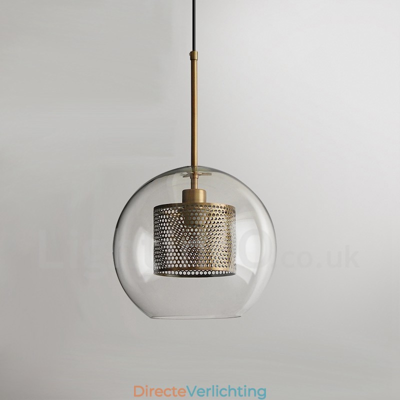 Moderne minimalistische Scandinavische stijl decoratie café glazen bol enkele kop hanglamp