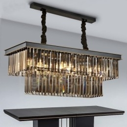 Retro Kristallen Hanglamp Café Expositiehal