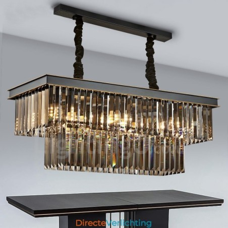 Retro Kristallen Hanglamp Café Expositiehal Retro Kristallen Hanglamp Café Expositiehal