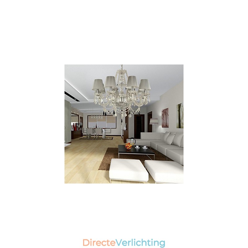 Kroonluchter Kristal Luxe Modern 1 Lagen Woonkamer 6 Lampen
