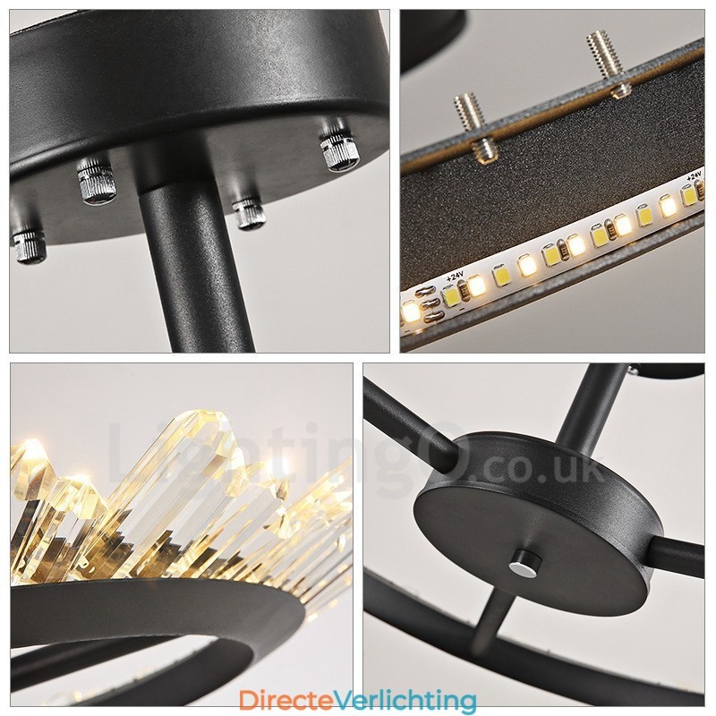 Moderne eigentijdse kristallen plafondlampen