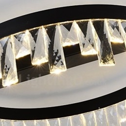 Moderne minimalistische creatieve ronde plafondkristallamp