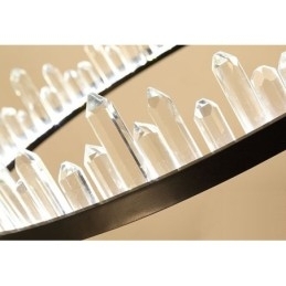 Moderne mode dubbele cirkel kristallen hanglamp