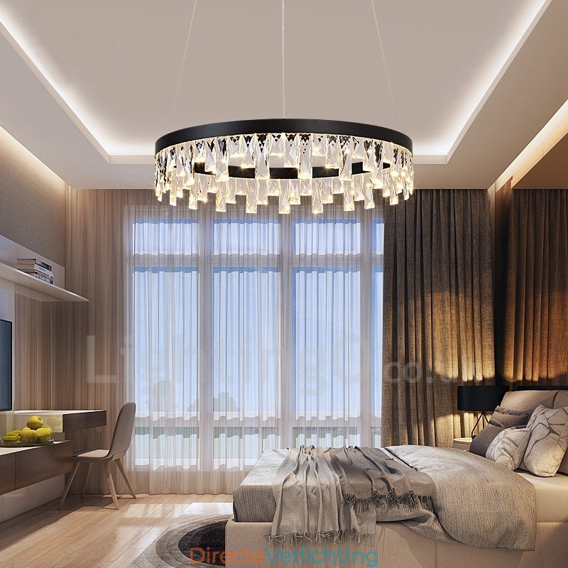 Moderne ronde kristallen hanglamp