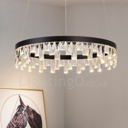 Moderne ronde kristallen hanglamp