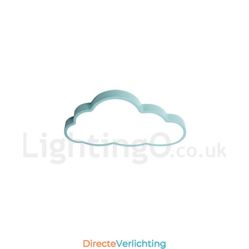 Ultradunne wolken dimbare moderne eigentijdse Scandinavische stijl plafondlampen met acryl kap met afstandsbediening Kan ook worden gebruikt als wandlamp
