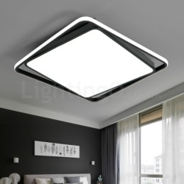Moderne Exquise Zwart Wit Vierkante Plafondlamp