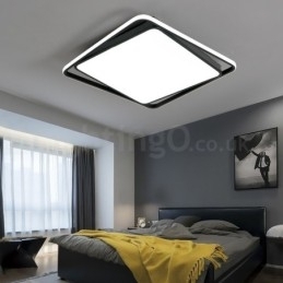 Moderne Exquise Zwart Wit Vierkante Plafondlamp