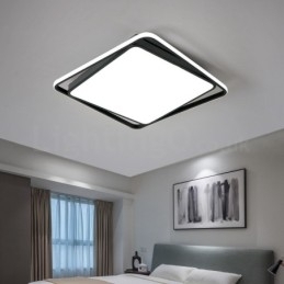 Moderne Exquise Zwart Wit Vierkante Plafondlamp