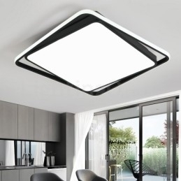 Moderne Exquise Zwart Wit Vierkante Plafondlamp