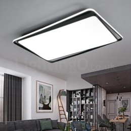 Moderne mode zwart-witte rechthoekige plafondlamp