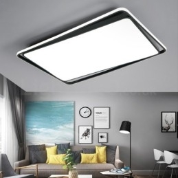 Moderne mode zwart-witte rechthoekige plafondlamp