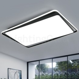 Moderne mode zwart-witte rechthoekige plafondlamp