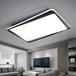 Moderne mode zwart-witte rechthoekige plafondlamp