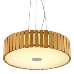 Kroonluchter Mini Stijl Lantaarn Hout Bamboe