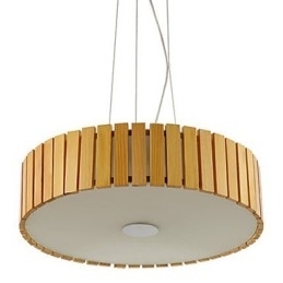 Kroonluchter Mini Stijl Lantaarn Hout Bamboe