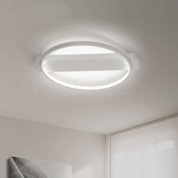 Nordic ronde plafondlamp met inbouwmontage