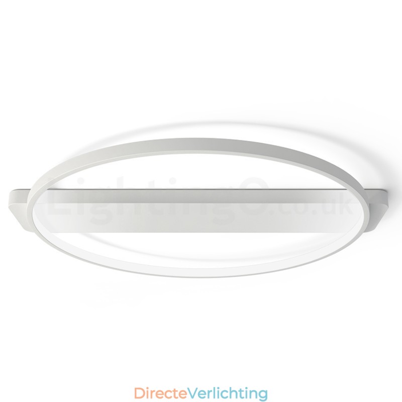 Nordic ronde plafondlamp met inbouwmontage