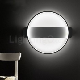 Nordic ronde plafondlamp met inbouwmontage