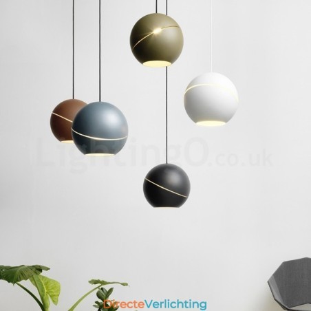 Moderne bolvormige hanglamp voor op het nachtkastje Hanglamp Moderne bolvormige hanglamp voor op het nachtkastje Hanglamp