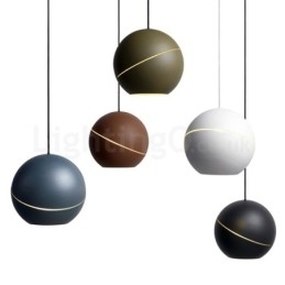 Moderne bolvormige hanglamp voor op het nachtkastje Hanglamp
