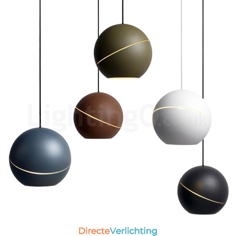 Moderne bolvormige hanglamp voor op het nachtkastje Hanglamp