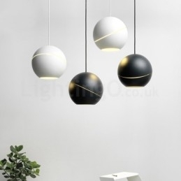 Moderne bolvormige hanglamp voor op het nachtkastje Hanglamp