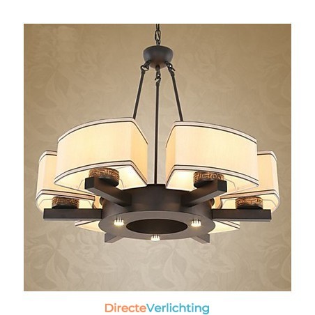 De Chinese Stijl Kroonluchter IJzer Koper Imitatie Lucht Lampen De Chinese Stijl Kroonluchter IJzer Koper Imitatie Lucht Lampen