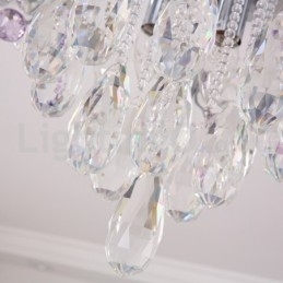 Luxe ronde plafondlampen met kristalbevestiging