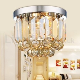 Moderne plafondlampen met kristalbevestiging