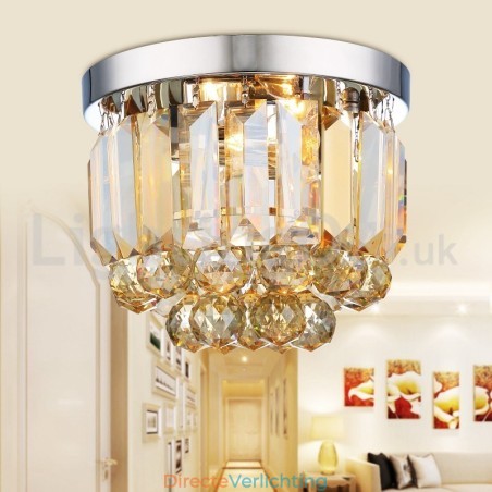 Moderne plafondlampen met kristalbevestiging Moderne plafondlampen met kristalbevestiging