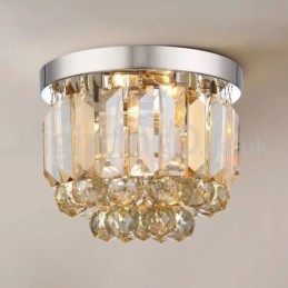 Moderne plafondlampen met kristalbevestiging