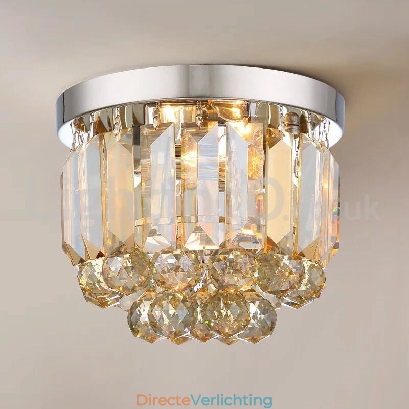 Moderne plafondlampen met kristalbevestiging
