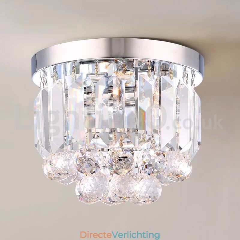 Moderne plafondlampen met kristalbevestiging