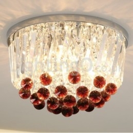 Moderne ronde plafondlampen met kristal