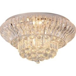 Hedendaagse moderne 38CM 57CM ronde plafondlampen met kristal