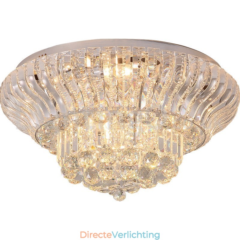 Hedendaagse moderne 38CM 57CM ronde plafondlampen met kristal