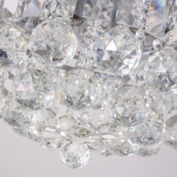 Hedendaagse moderne 38CM 57CM ronde plafondlampen met kristal