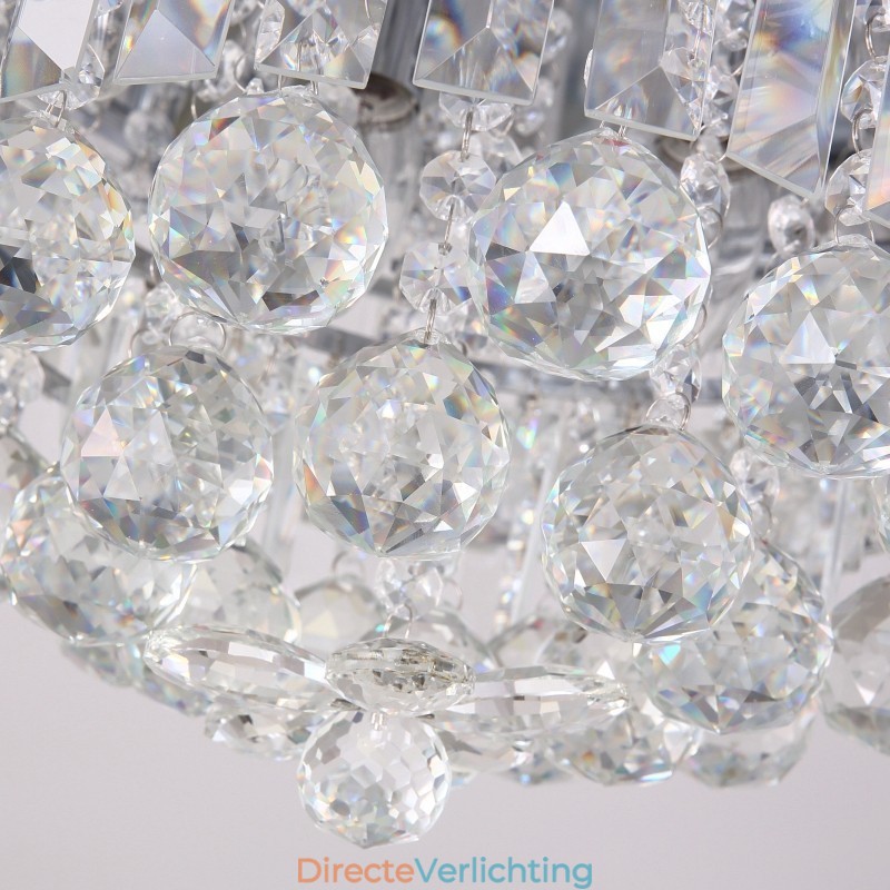 Hedendaagse moderne 38CM 57CM ronde plafondlampen met kristal