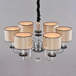 Moderne eigentijdse kristallen chromen metalen kroonluchter