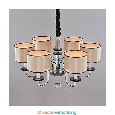 Moderne eigentijdse kristallen chromen metalen kroonluchter Moderne eigentijdse kristallen chromen metalen kroonluchter