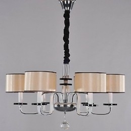 Moderne eigentijdse kristallen chromen metalen kroonluchter
