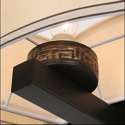 De Chinese Stijl Kroonluchter IJzer Koper Imitatie Lucht Lampen