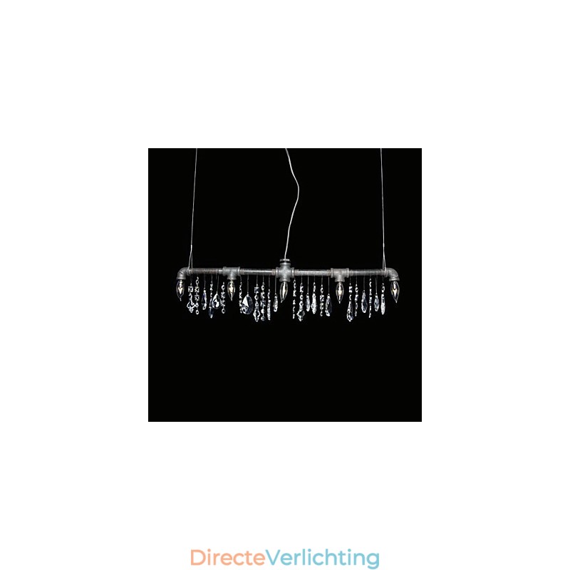 Noord-Amerikaanse stijl creatieve 5-lichts kroonluchter in pijpontwerp