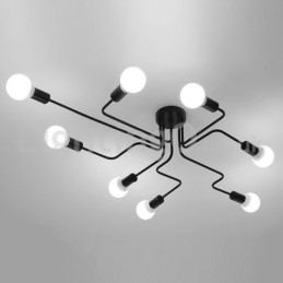 Plafondlampen in landelijke stijl