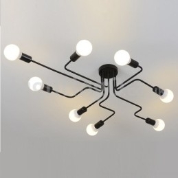 Plafondlampen in landelijke stijl