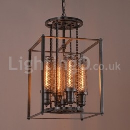 Retro Iron Gear Hanglamp Café