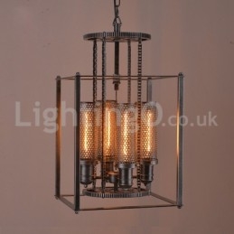 Retro Iron Gear Hanglamp Café