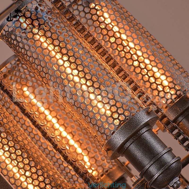 Retro Iron Gear Hanglamp Café